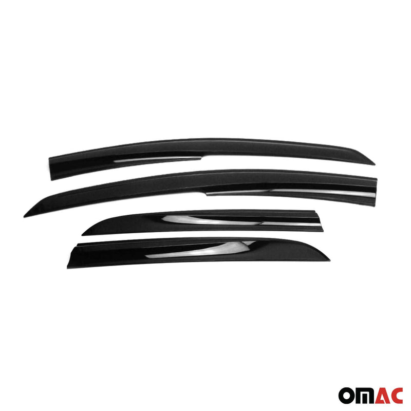 Déflecteurs De Vent Pluie D'air pour Toyota Corolla 2007-2013 Acrylique