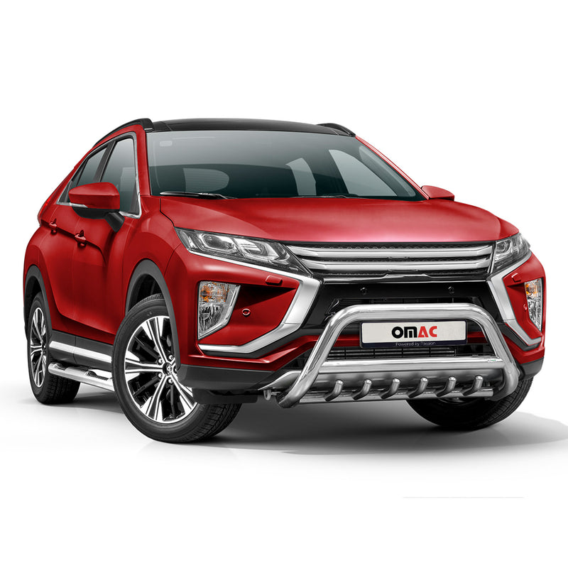 Pare-Buffle Avant Pour Mitsubishi Eclipse Cross 2017-2025 en Acier Inox