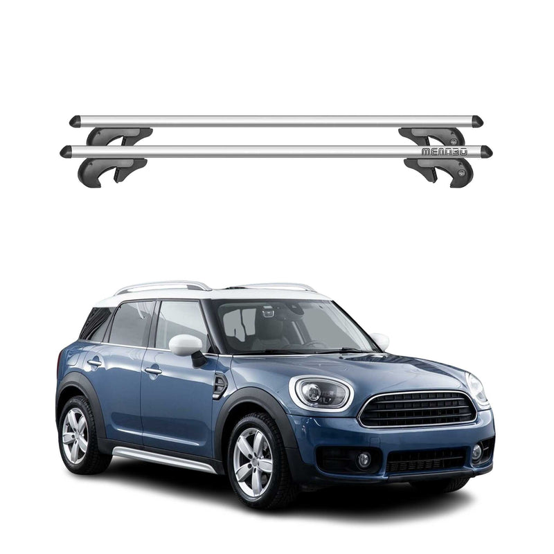 Barres de toit pour Mini Countryman F60 2017-2025 90kg Aluminium Gris 2x