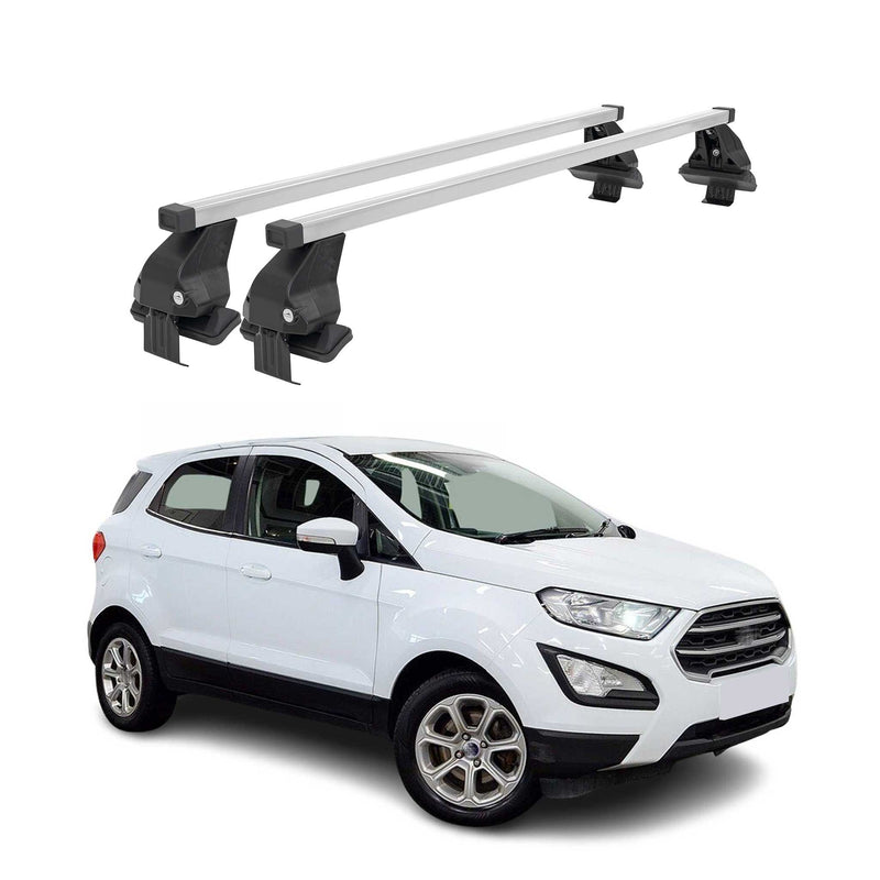 Barres de toit transversales pour Ford Ecosport 2017-2024 Gris