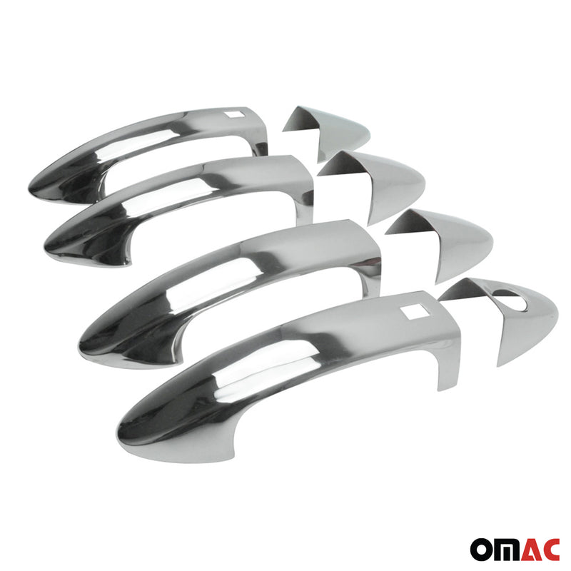 Couverture de poignée de porte pour Ford Fiesta 2008-2017 en Acier Inox 8Pcs