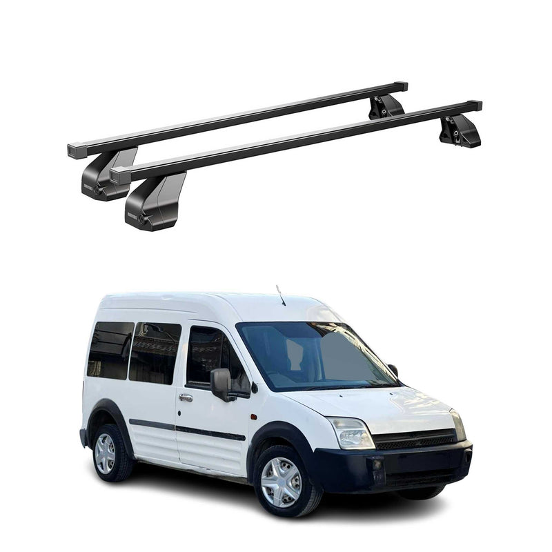 Barres Transversales Menabo pour Ford Transit Connect 2002-2013 Noir