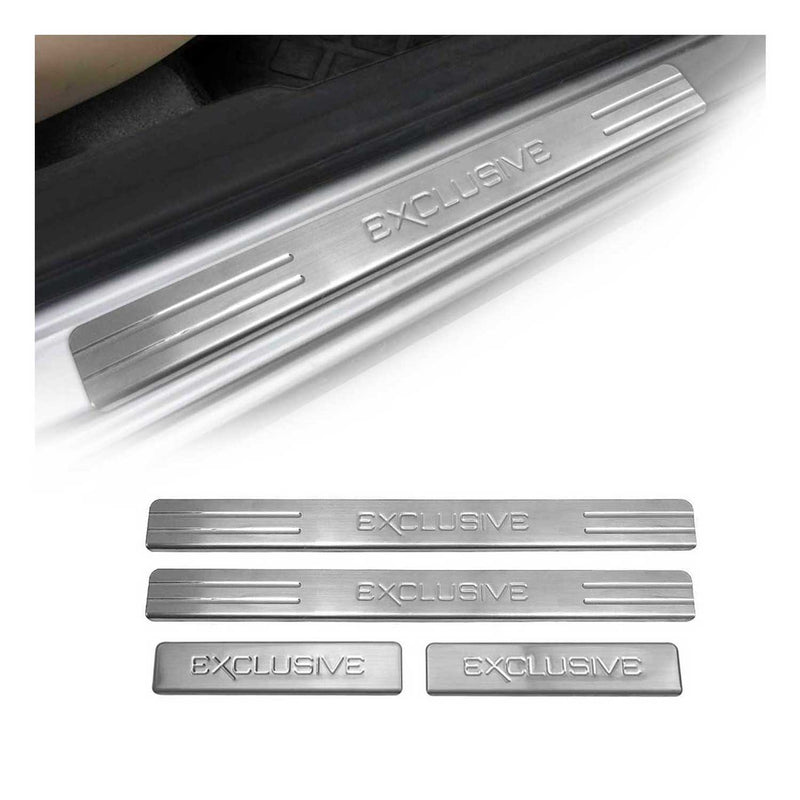 Seuils de porte pour Citroen C4 Grand Picasso 2006-2015 Exclusive Acier Chromé