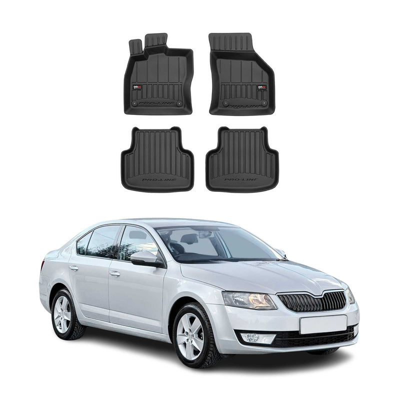 Tapis de Sol pour Skoda Octavia 2013-2019 TPE Noir