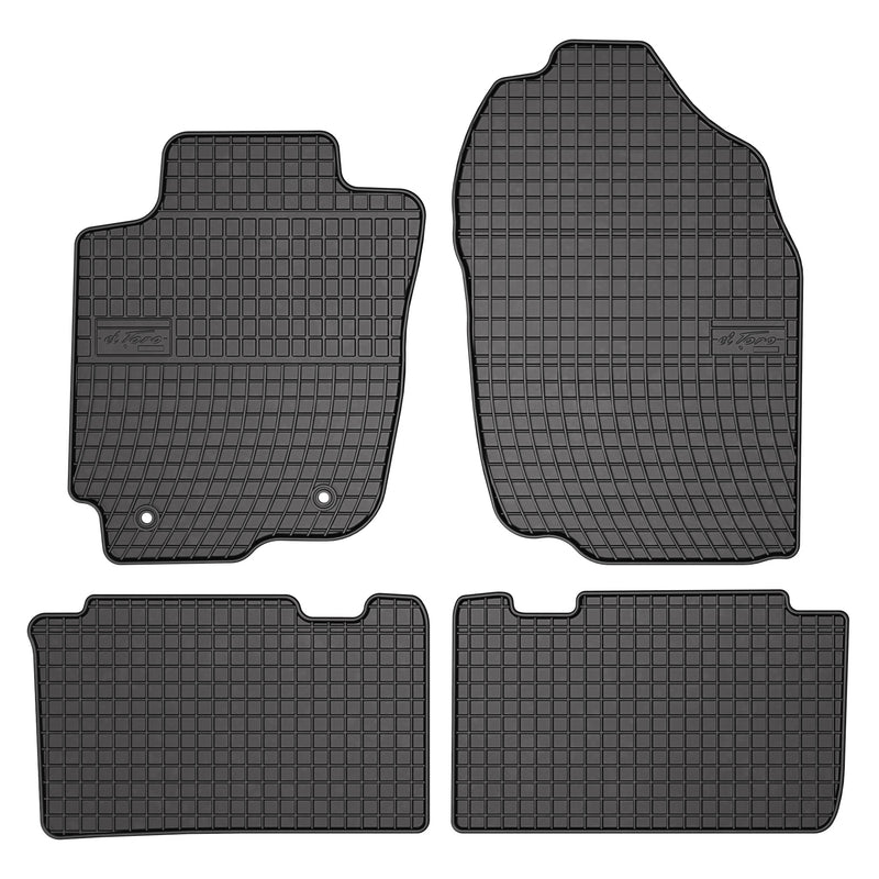 OMAC Tapis de Sol pour Toyota RAV4 2013-2019 Caoutchouc Noir
