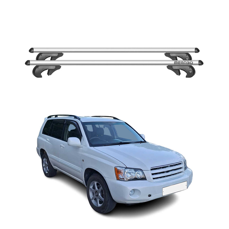 Barres de toit transversales pour Toyota Kluger Grande 2000-2013 90kg Alu