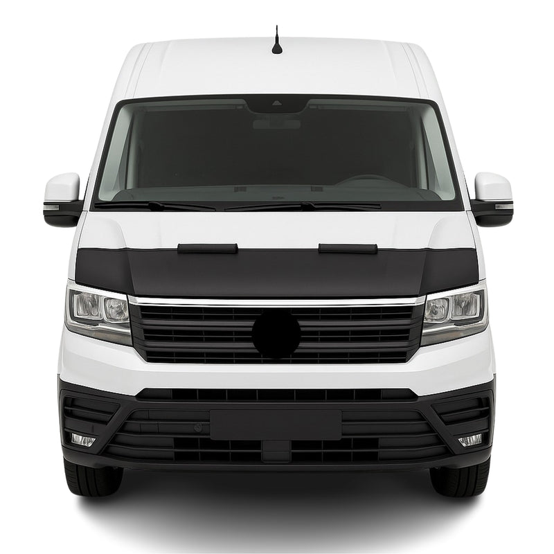 Protège Capot pour VW Crafter 2016-2025 Masque de voiture vinyle Noir