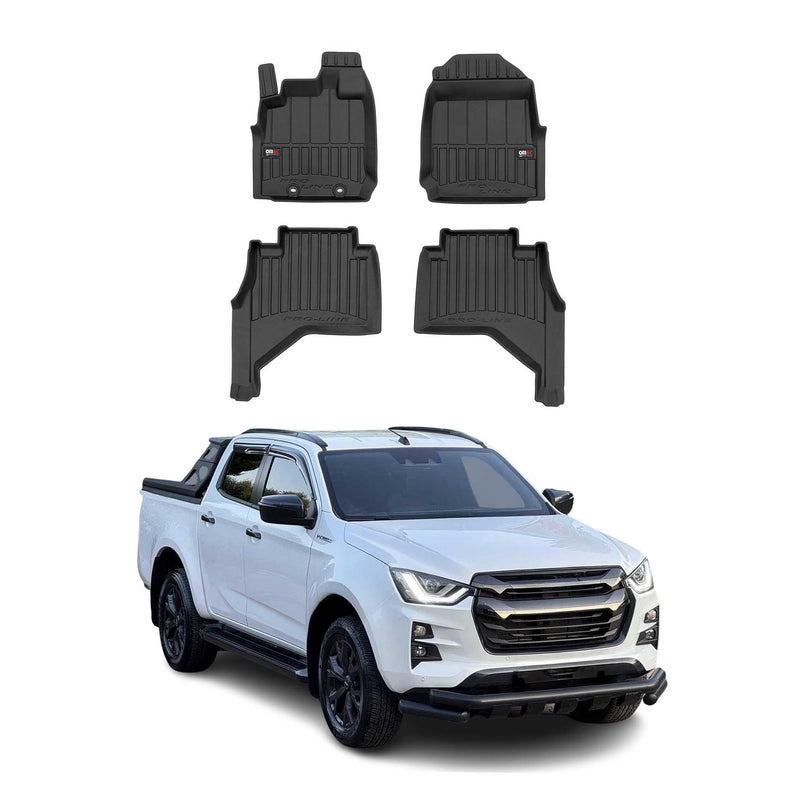 Tapis de Sol pour Isuzu D-Max 2019-2025 Noir TPE