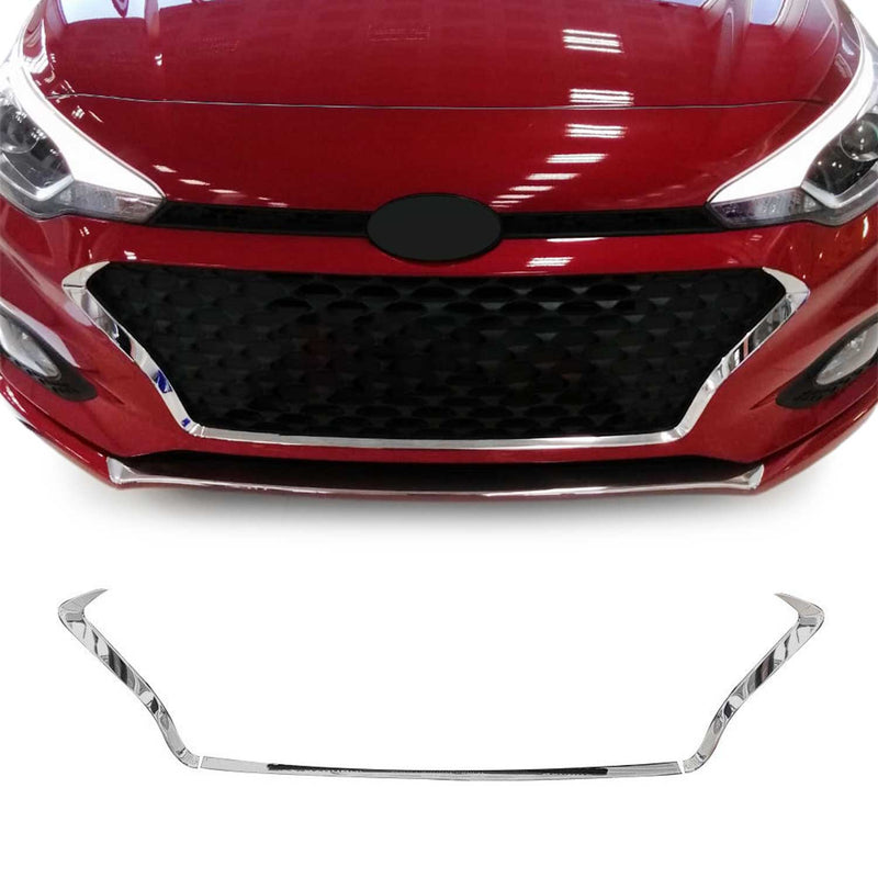 Moulure de Grille de Calandre pour Hyundai i20 2018-2020 Chromé 3Pcs