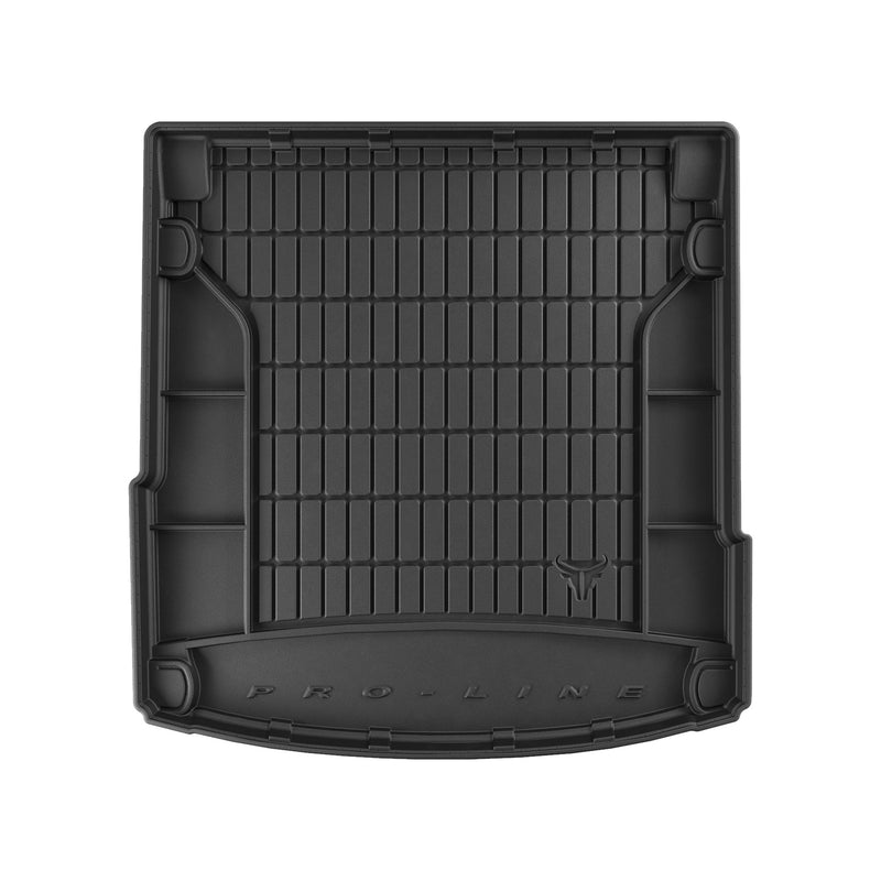 OMAC Tapis de coffre caoutchouc pour Audi A4 B7 Berline 2004-08 Noir Premium
