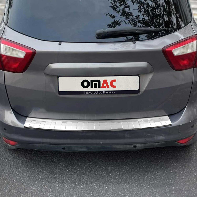 Protection Seuil de Pare-chocs Arriére Pour Ford C-Max 2010-2019 Acier Inox