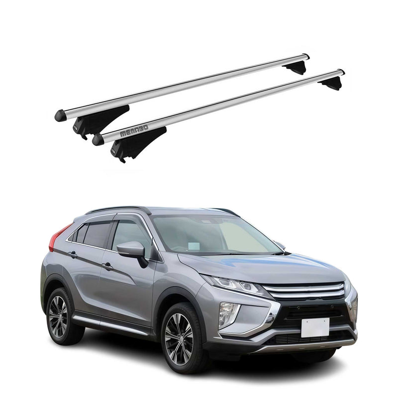 Tiger Barres de toit transversales pour Mitsubishi Eclipse Cross 18-22 Gris