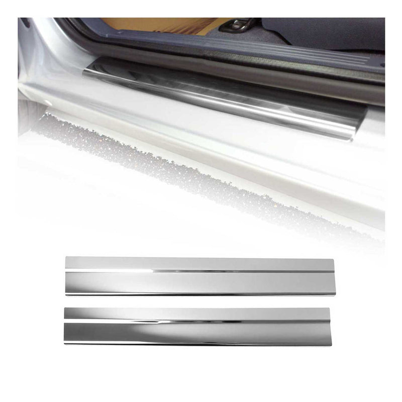 Couverture de Seuil de porte pour Ford Transit Tourneo Connect 2014-2024 inox 2x