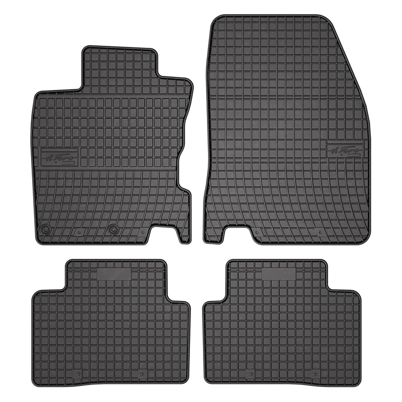 OMAC Tapis de sol pour Nissan Qashqai J11 2013-2021 Noir en caoutchouc