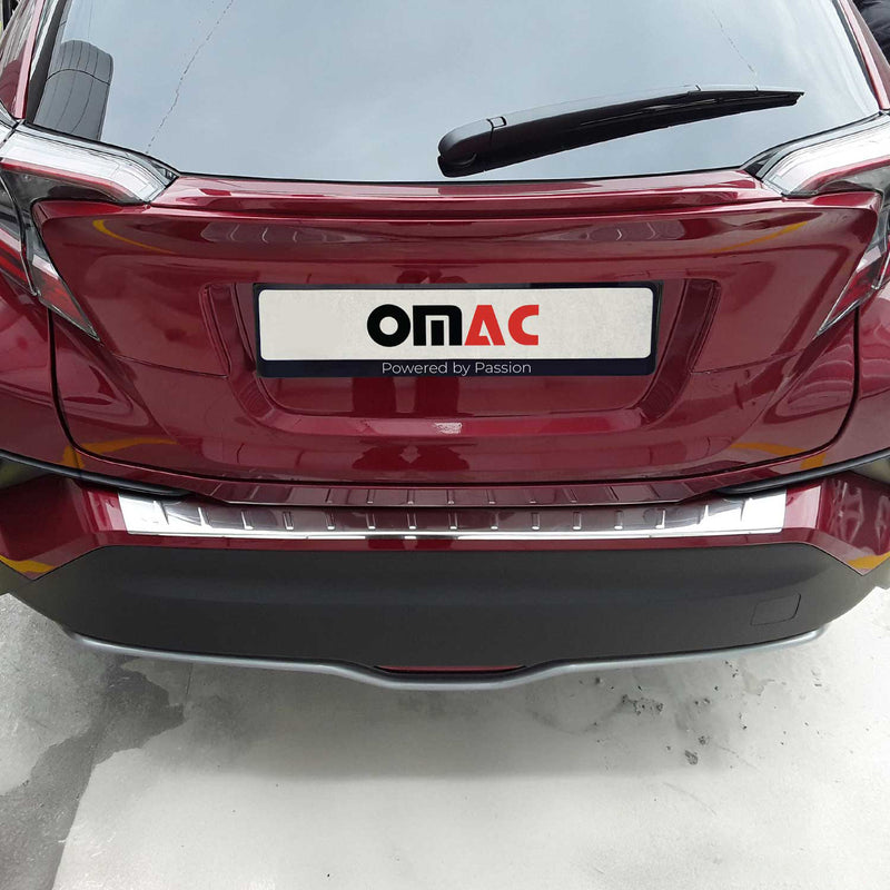 Protection Seuil de Pare-chocs Arriére Pour Toyota C-HR 2016-2021 Acier Brillant