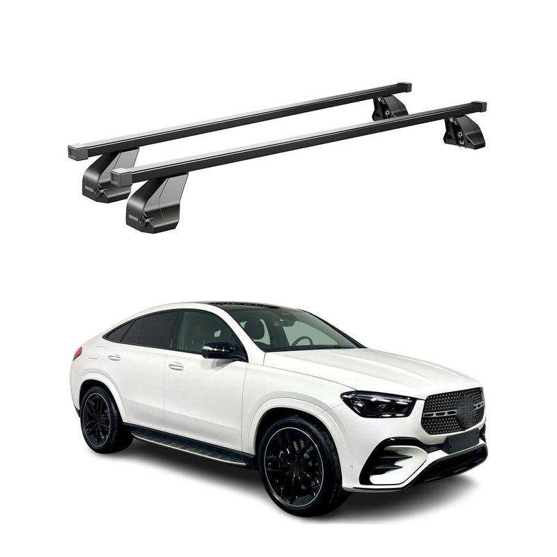 Barres Transversales Menabo pour Mercedes GLE C167 2018-2025 Noir