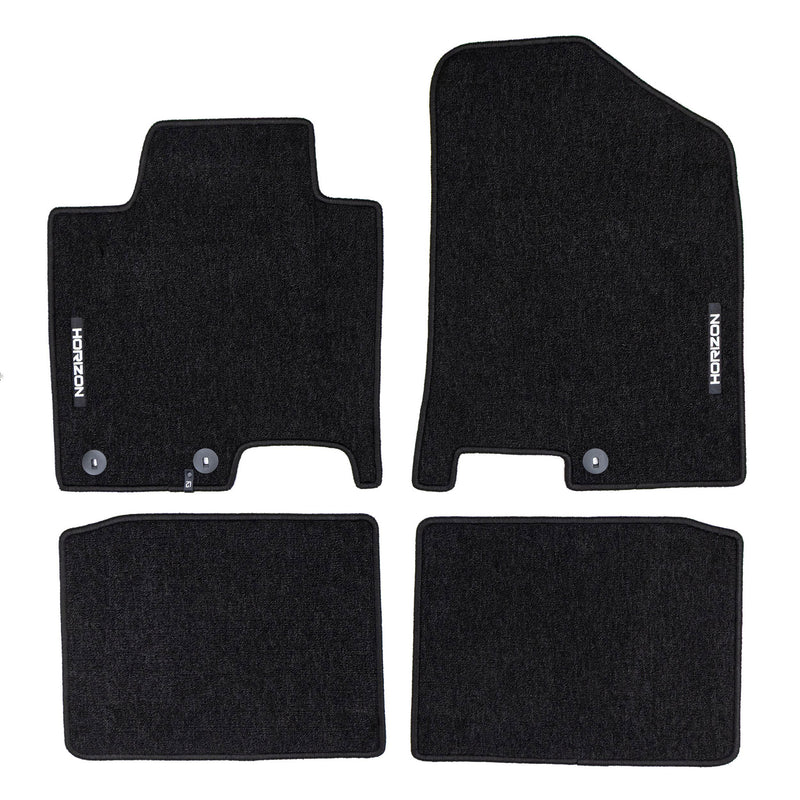 Tapis de Sol de Voiture pour Hyundai i40 2011-2019 Velours Imperméable 4Pcs