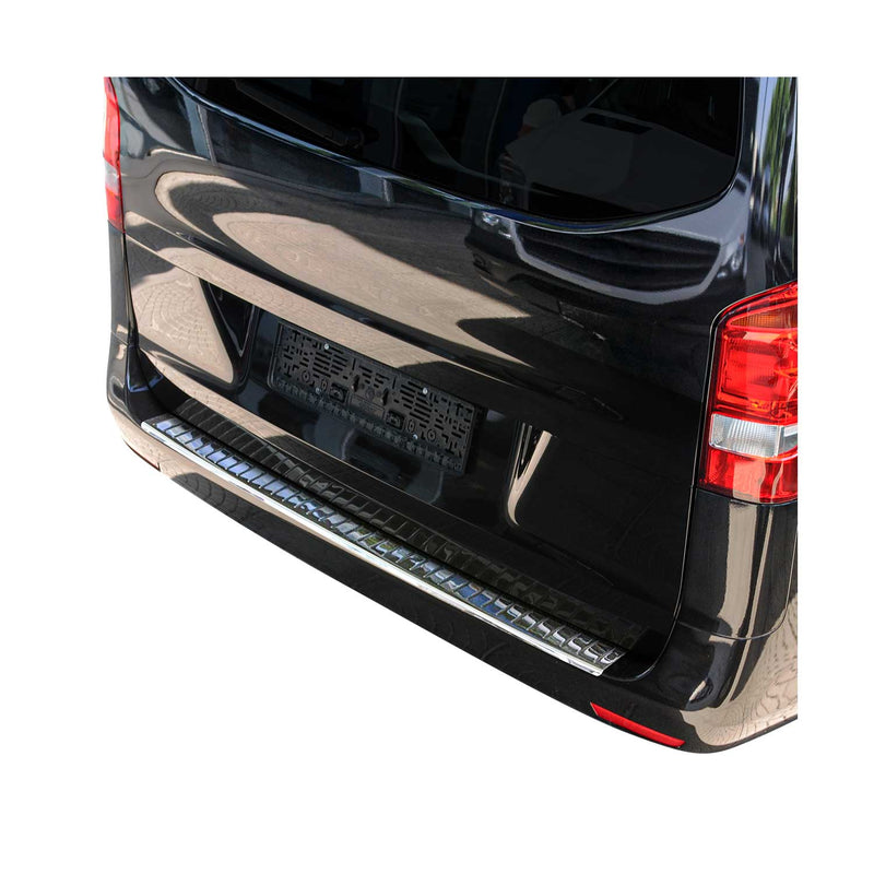 Protection Seuil de Pare-chocs Arriére pour Mercedes Vito W447 2014-2025 Inox