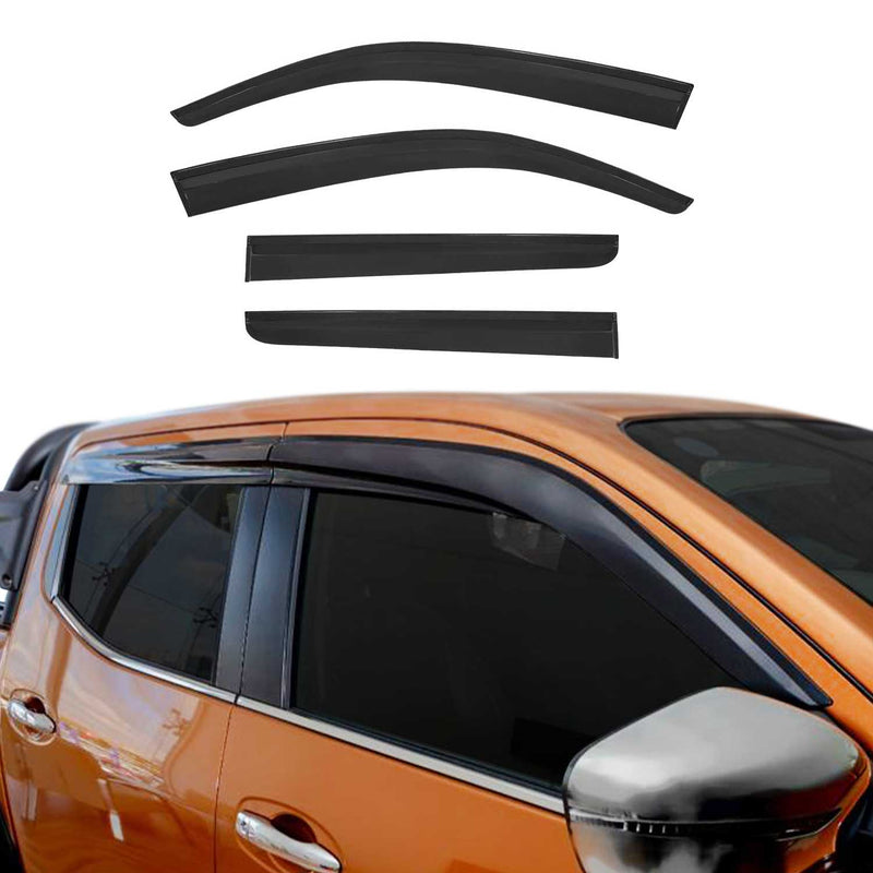 Déflecteurs De Vent Pluie D'air pour Toyota Hilux 2007-2012 (Pf) Acrylique 4 Pcs