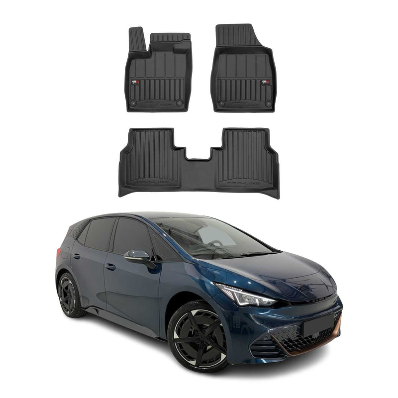 Tapis de Sol pour Cupra Born 2021-2025 OMAC Premium Noir Caoutchouc TPE