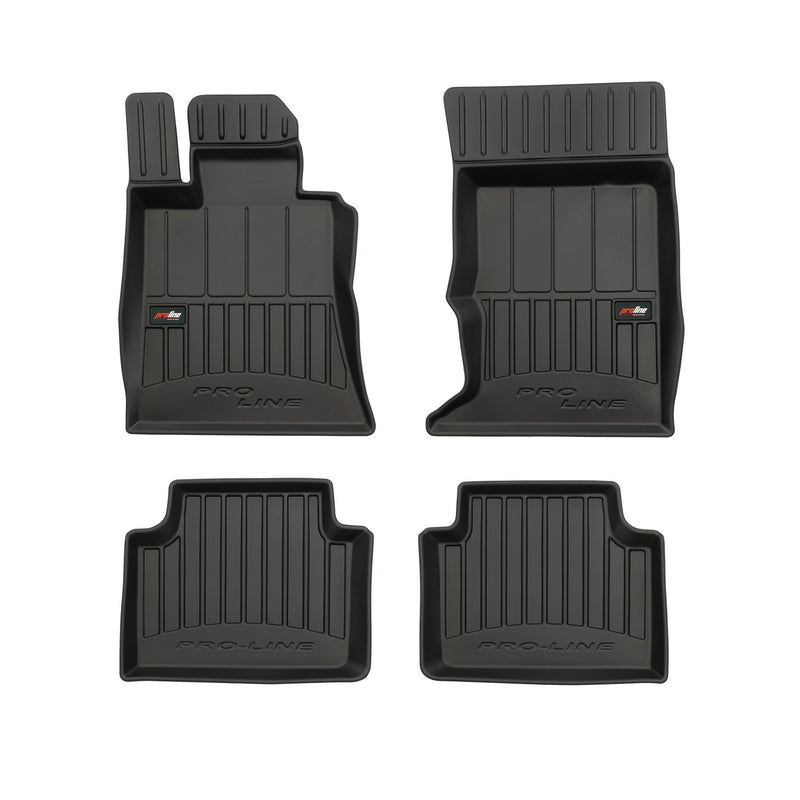OMAC Tapis de sol caoutchouc pour Alfa Romeo Giulia 2015-2025 AWD Noir Premium