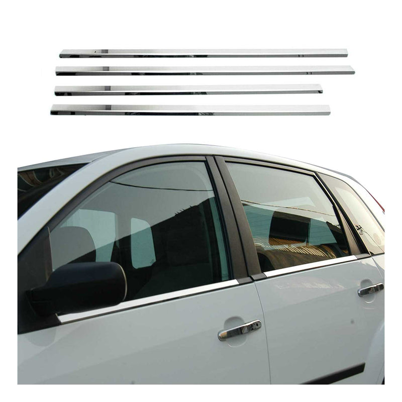 Baguettes pour contour Latérales pour FORD Fiesta 5 2002-2010 inox chrome