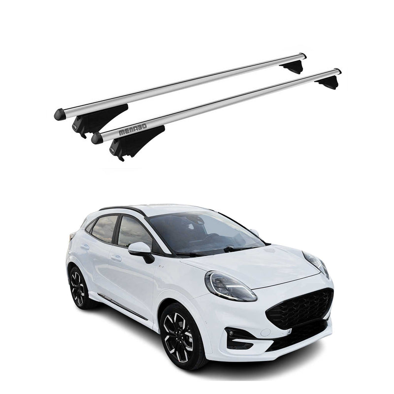 Tiger Barres de toit transversales pour Ford Puma 2020-2025 Gris