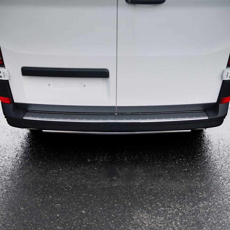 Protection Seuil de Pare-chocs Arriére Pour VW Crafter 2017-2021 Acier Inoxy