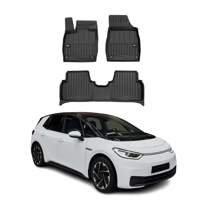 Tapis de Sol pour VW ID.3 2019-2022 TPE Noir