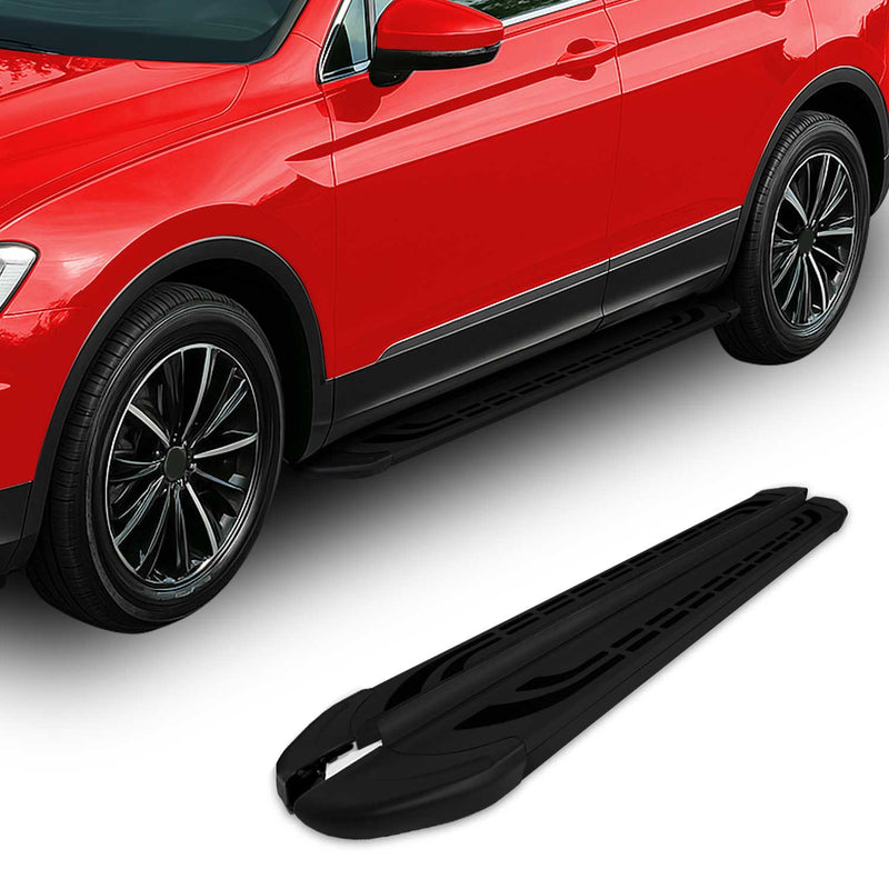 Marchepieds Latéraux pédale pour Renault Kadjar 2015-2024 Aluminium Noir 2Pcs