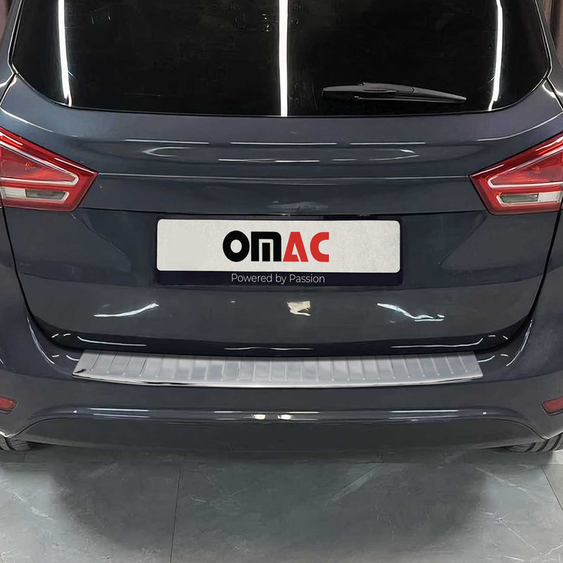Protection Seuil de Pare-chocs Arriére Pour Ford B Max 2012-2018 Acier Inox