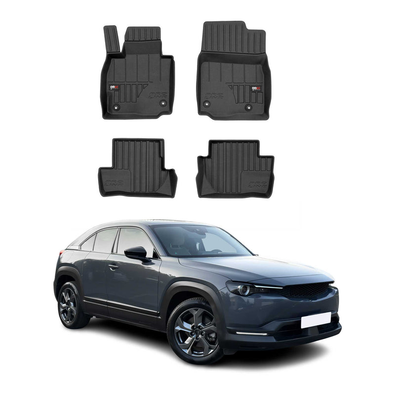 OMAC Tapis de sol en caoutchouc pour Mazda MX-30 2020-2025 Noir Premium