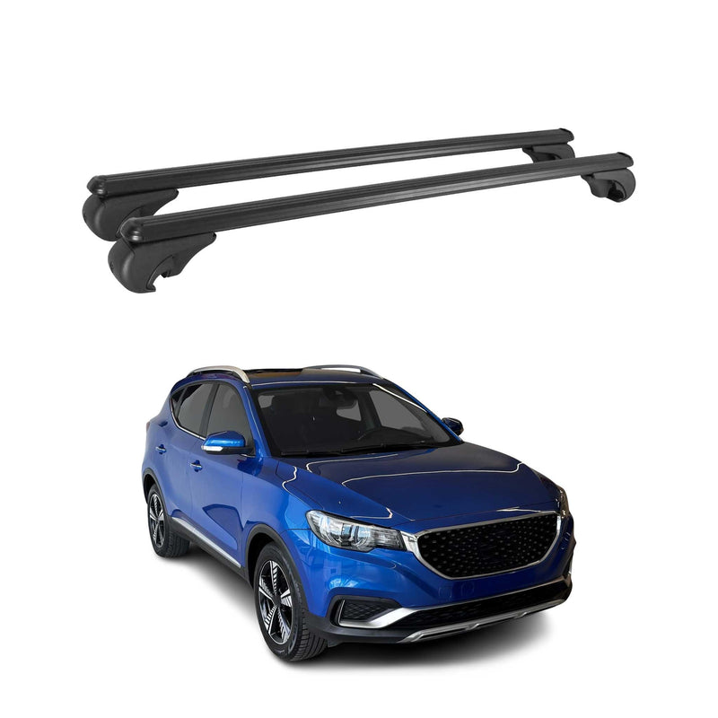 Barres de toit Transversales pour MG ZS 2018-2024 Aluminium Noir