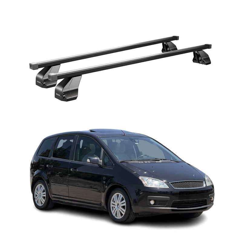 Barres Transversales Menabo pour Ford C-Max 2003-2010 Noir