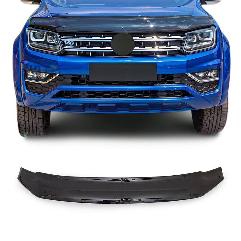 Deflecteurs d'air capot de voiture pour VW Amarok 2010-2022 en ABS Noir