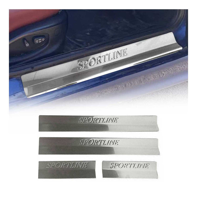 Protection Seuils de portes pour BMW Série 3 E36 Berline Break 1990-98 Inox 4Pcs