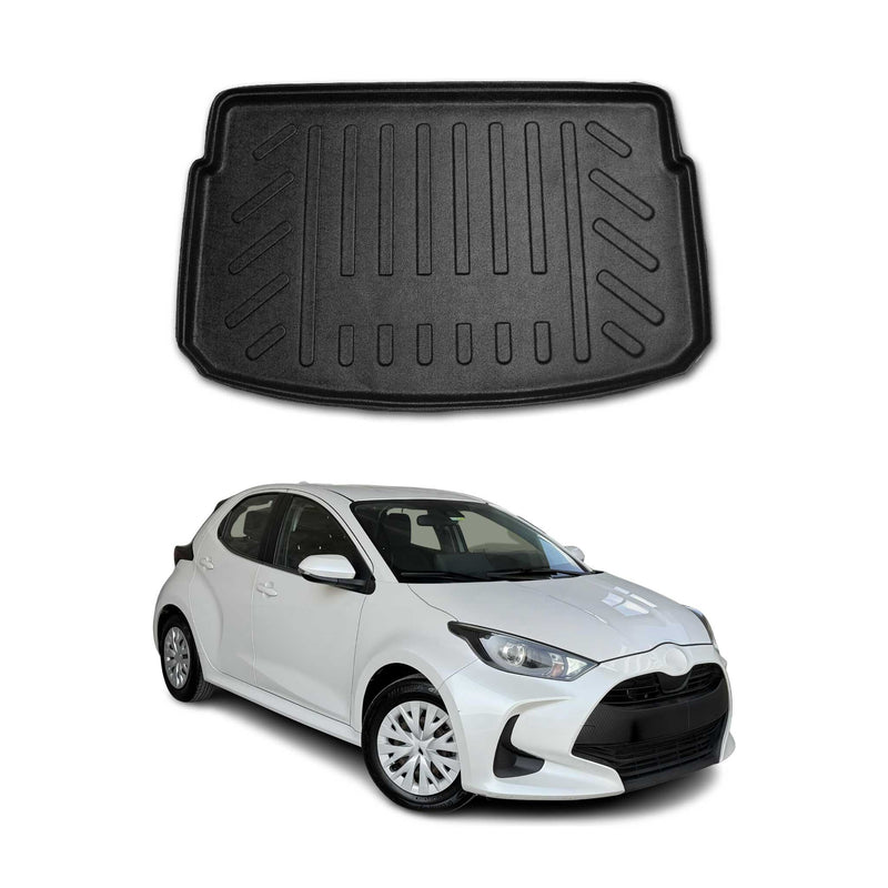 Tapis de Coffre pour Toyota Yaris 2020-2021 HB en TPE Noir