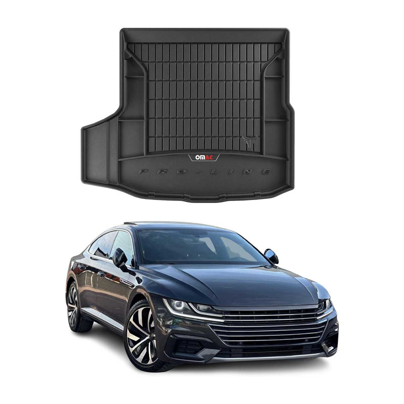 Tapis de Coffre pour VW Arteon 2017-2022 TPE Noir