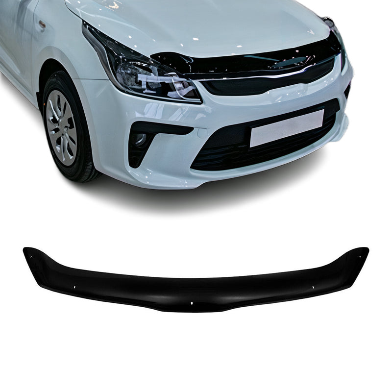 Deflecteurs d'air capot de voiture pour Kia Rio 2017-2020 Acrylique Noir