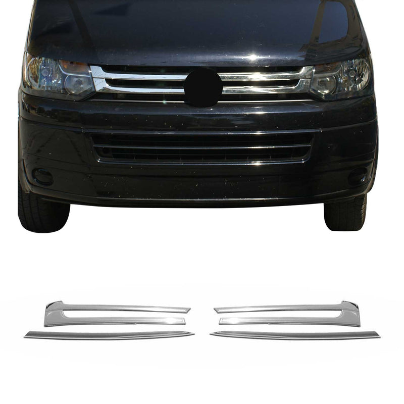 Moulure de Grille de Calandre pour VW Transporter T5 2009-2015 Chromé 4Pcs