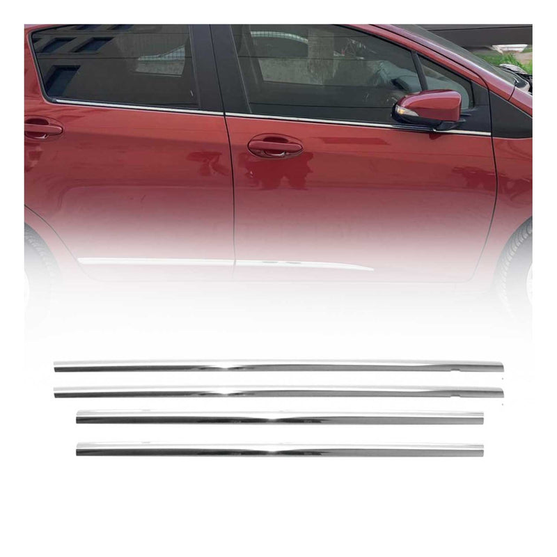 Garniture de Fenêtre pour Toyota Yaris HB 2012-2020 Acier Inox 4Pcs