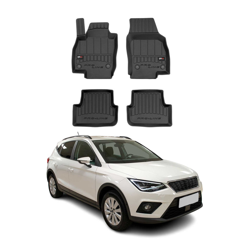 Tapis de Sol pour Seat Arona 2017-2022 Caoutchouc TPE Noir