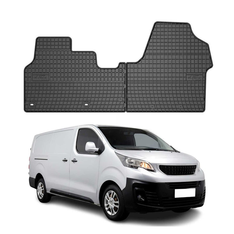Tapis de Sol pour Peugeot Expert III 2016-2024 Convient à 1ème rangée Noir