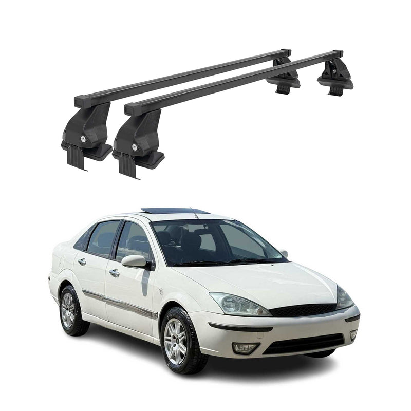Barres Transversales Menabo pour Ford Focus I SW 1998-2005 Noir