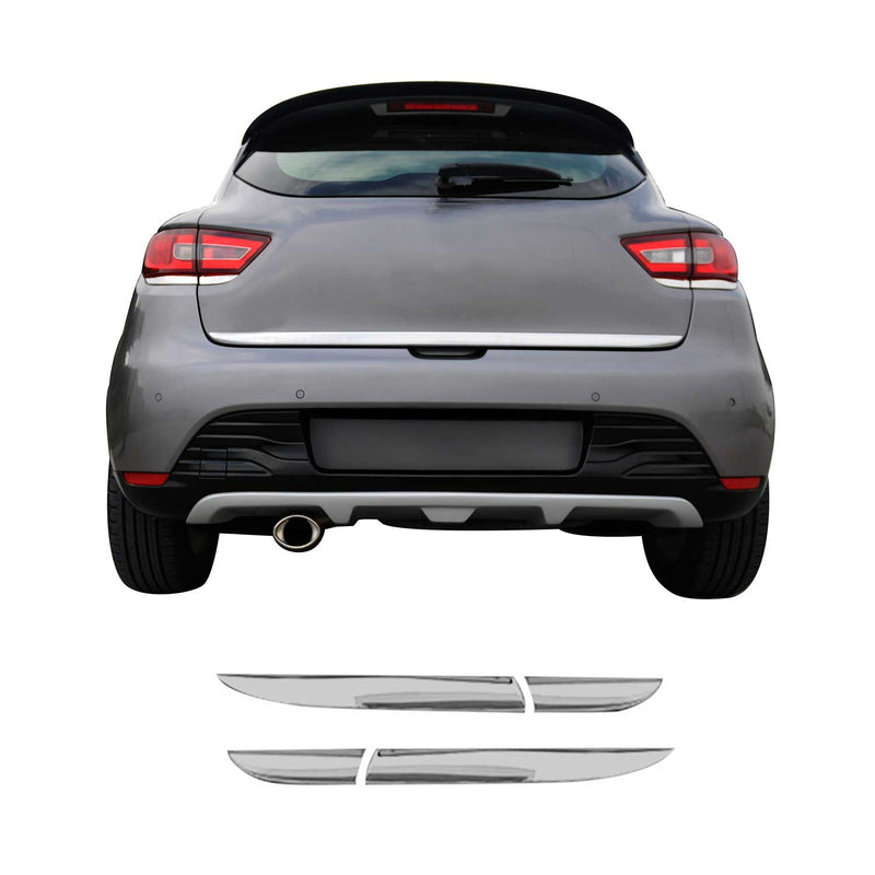 Baguettes sous phare Arrière pour Renault Clio IV 2012-2019 4pcs en acier
