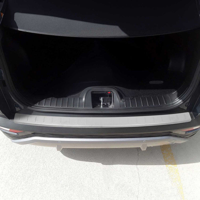 Protection de seuil de coffre pour Hyundai Tucson 2022-2025 1Pc en Acier Silver