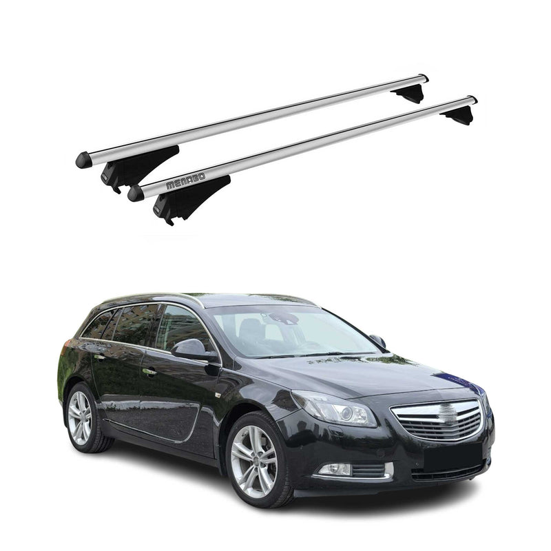 Tiger Barres de toit transversales pour Opel Insignia Tourer 2009-2017 Gris