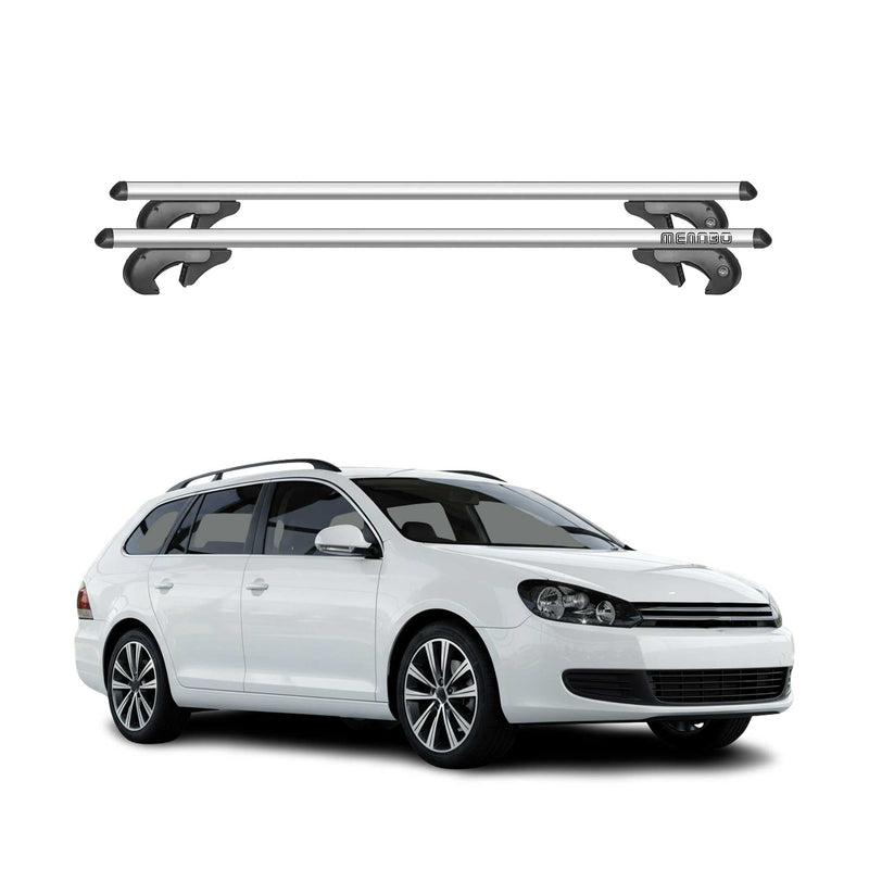 Barres de toit pour VW Jetta Variant 2008-2025 90kg Aluminium Gris 2tlg