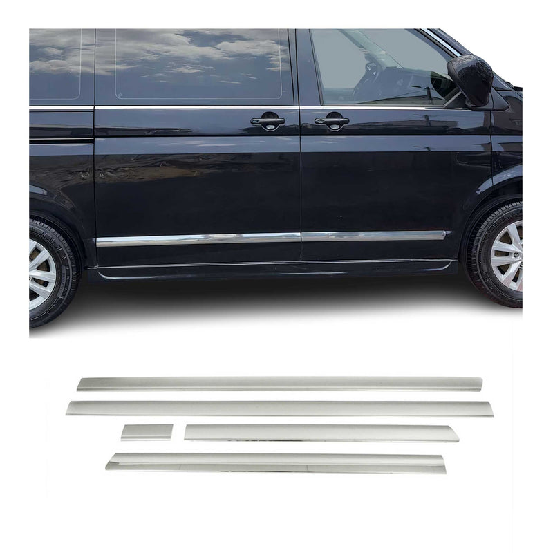 Garniture Baguette porte latérale pour VW T6 T6.1 Transporter 2015-24 L1 court
