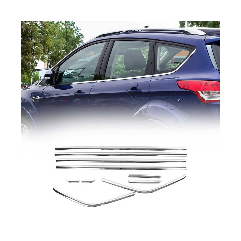 Garniture de Fenêtre pour Ford Kuga 2013-2019 Acier Inox 10Pcs
